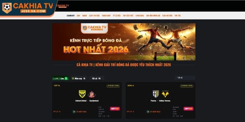 Trang Chủ 12 Tổng quan về website CakhiaTV